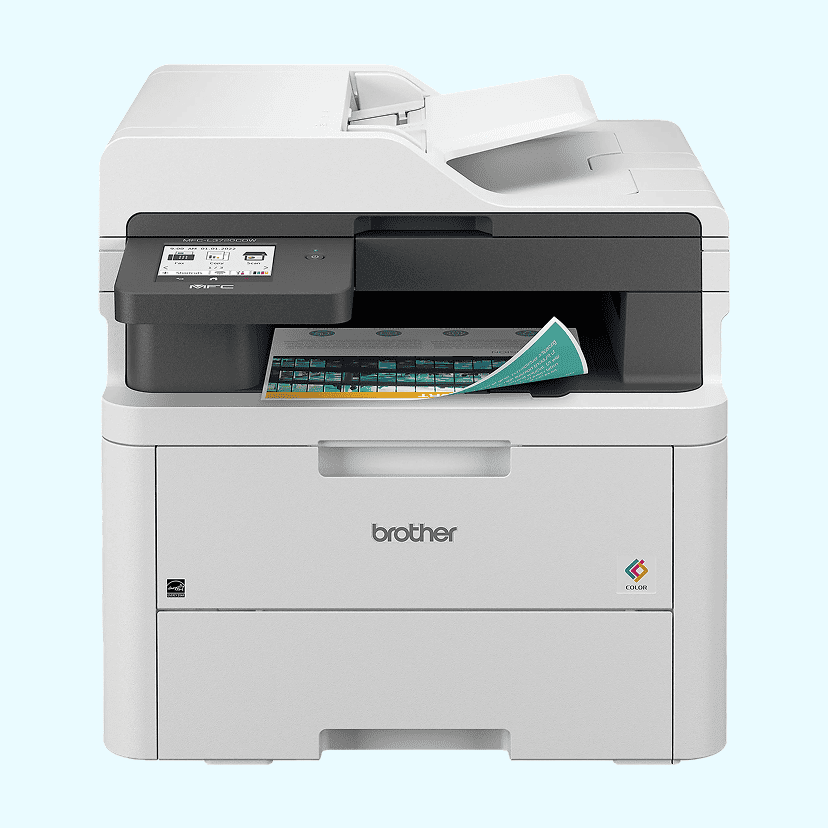 Brother MFC-L3720CDW Wireless Digital Color All-in-One Printer with Laser Quality Output and Refresh EZ Print Eligibility
