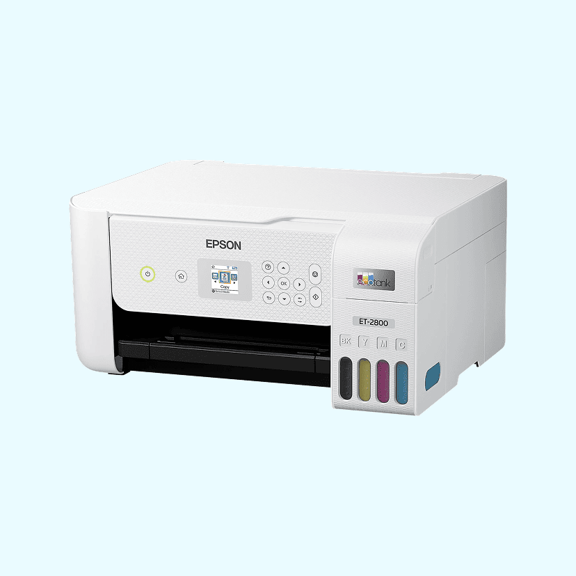 Epson® EcoTank ET-2800 All-in-One Supertank Color Printer, White