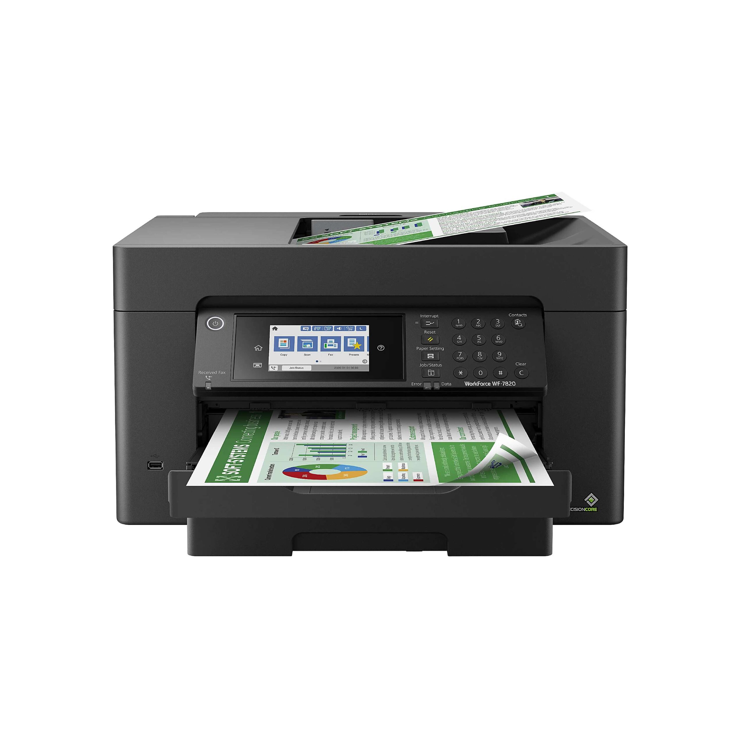 WorkForceÂ® Pro WF-7820 Wireless Inkjet All-In-One Color Printer (Refurbished)